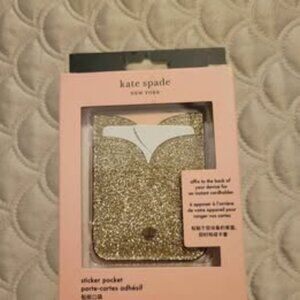 Kate Spade Glitter Sticker Pocket Wallet